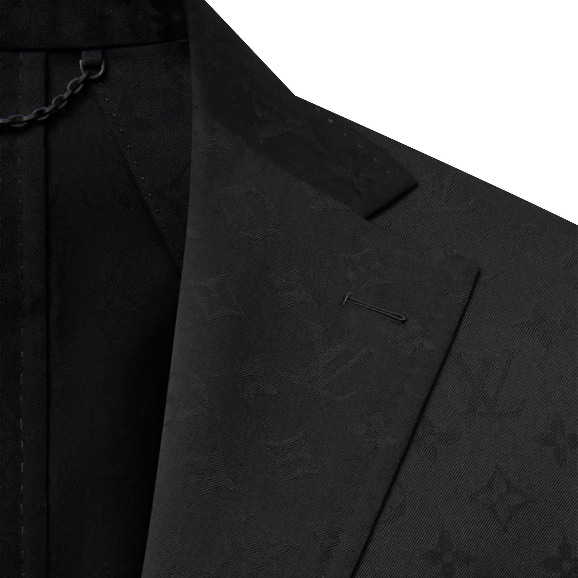 モノグラム シングルブレスト ナポリターナジャケット ｜ルイ